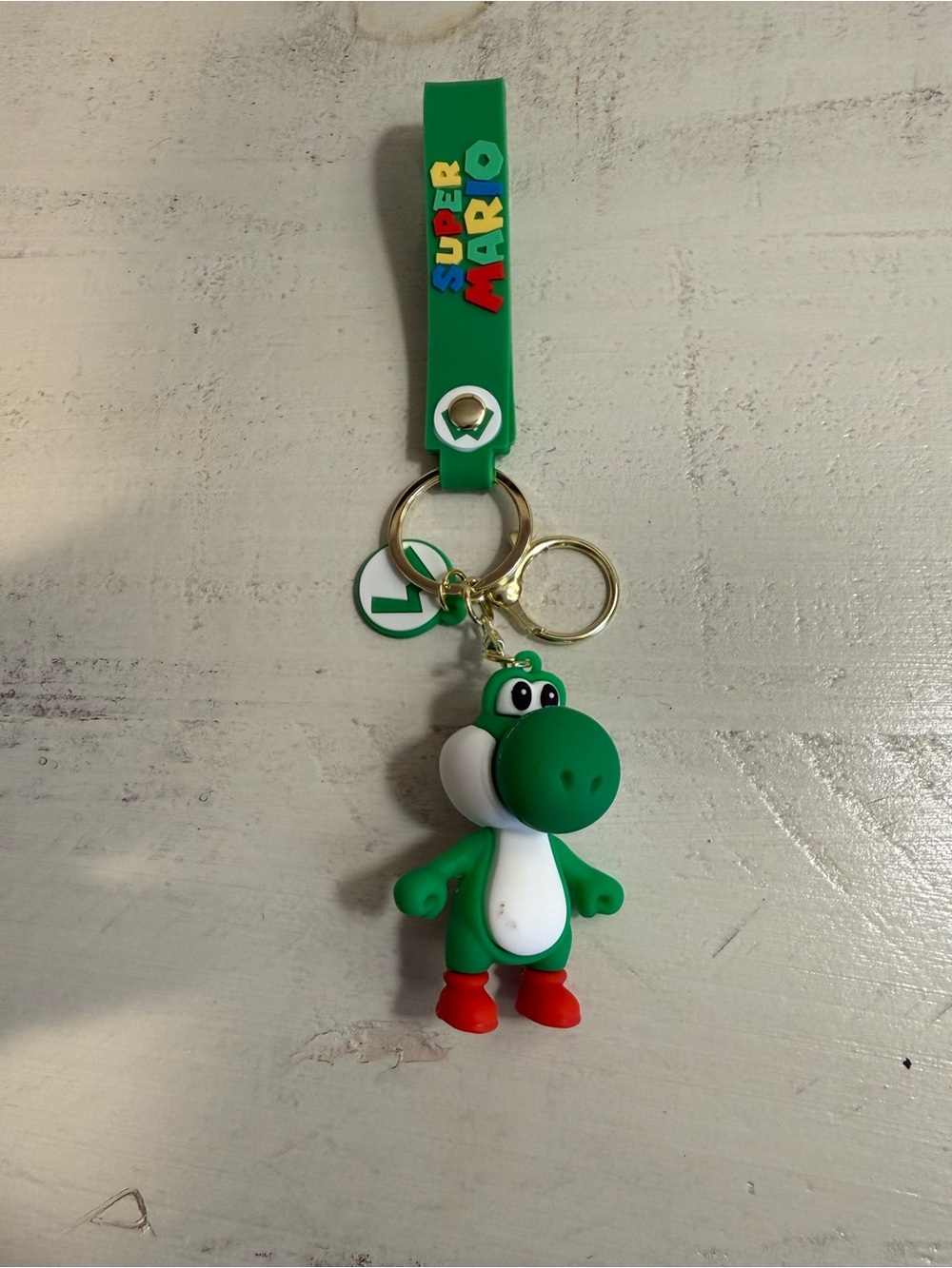 Yoshi Inspired Wrist Strap Keychain Cute Gaming Collectible